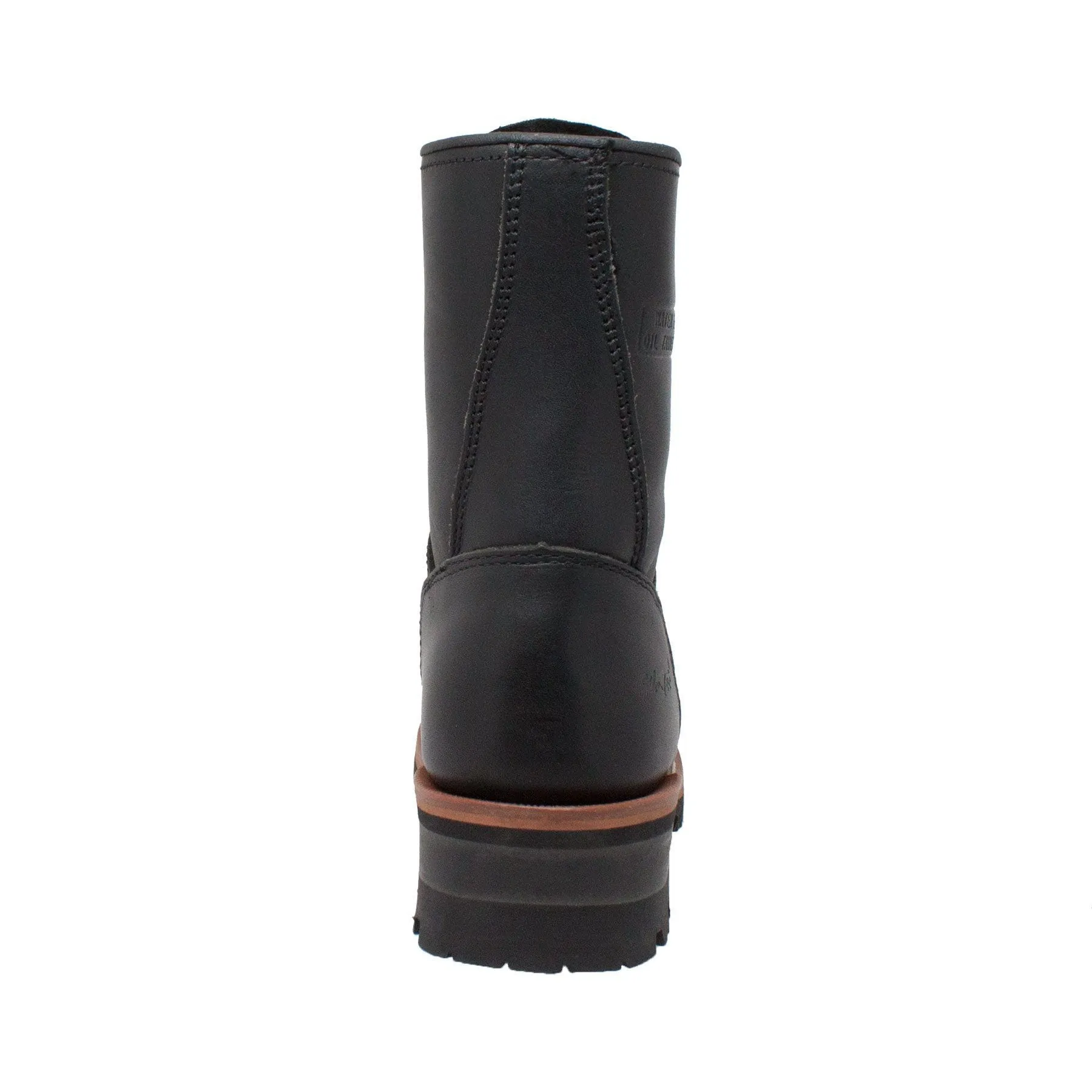 AdTec Women's 9" Logger Full-Grain Oiled Leather Soft Toe Goodyear Welt