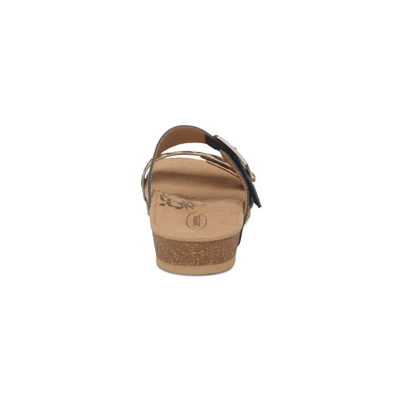 Aetrex Women's Daisy Sandal - Leopard SC544