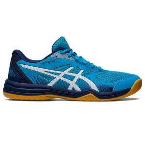 ASICS Men's Upcourt 5 Badminton Shoe (Island Blue/White)