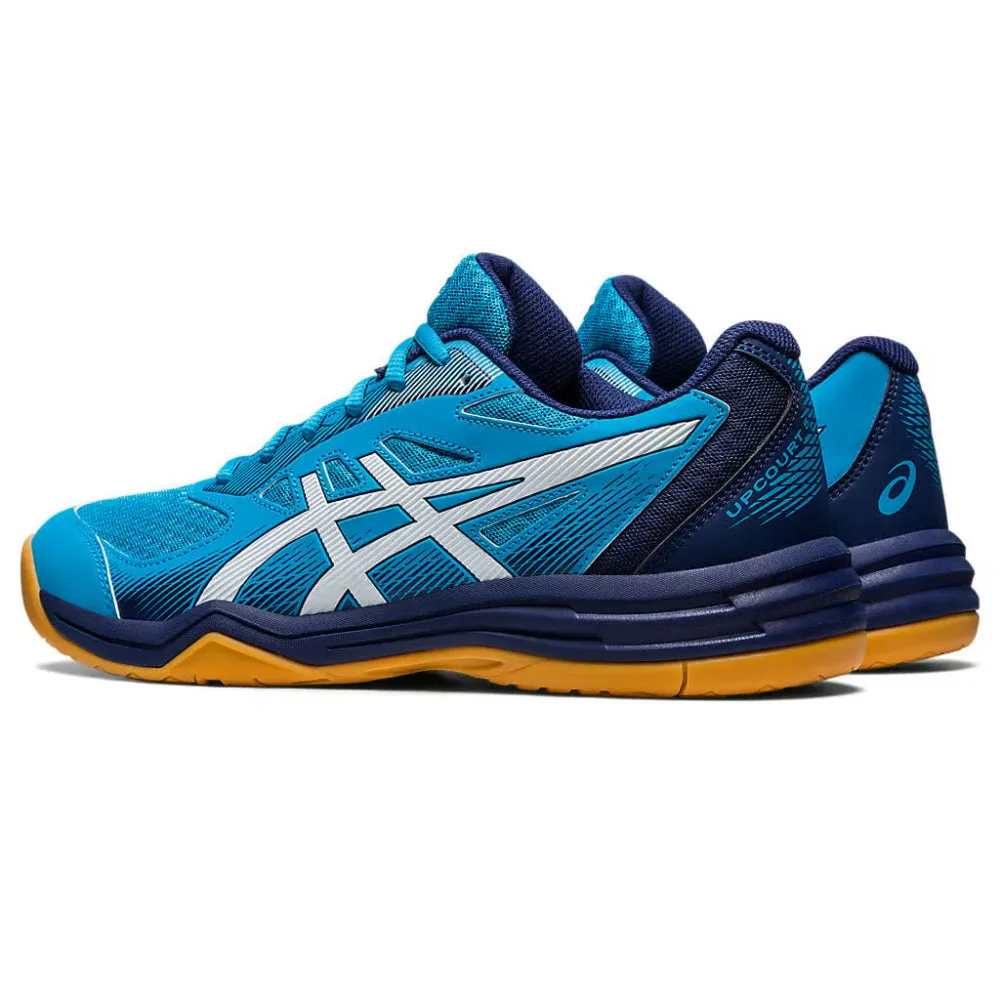 ASICS Men's Upcourt 5 Badminton Shoe (Island Blue/White)