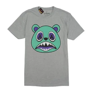 BAWS BEAR T-SHIRTS - AQUA BAWS - GREY