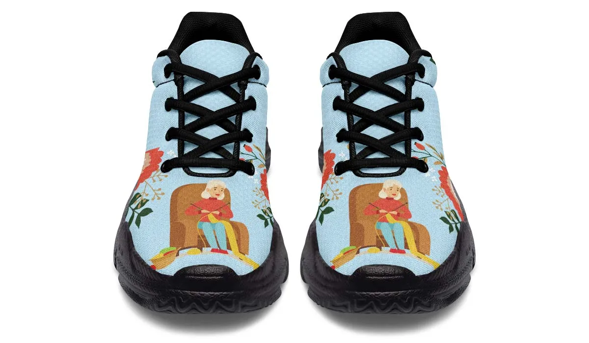 Botanical Knitting Chunky Sneakers