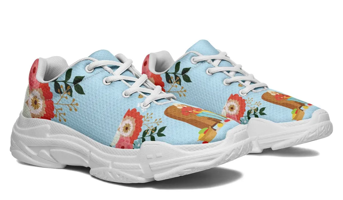 Botanical Knitting Chunky Sneakers