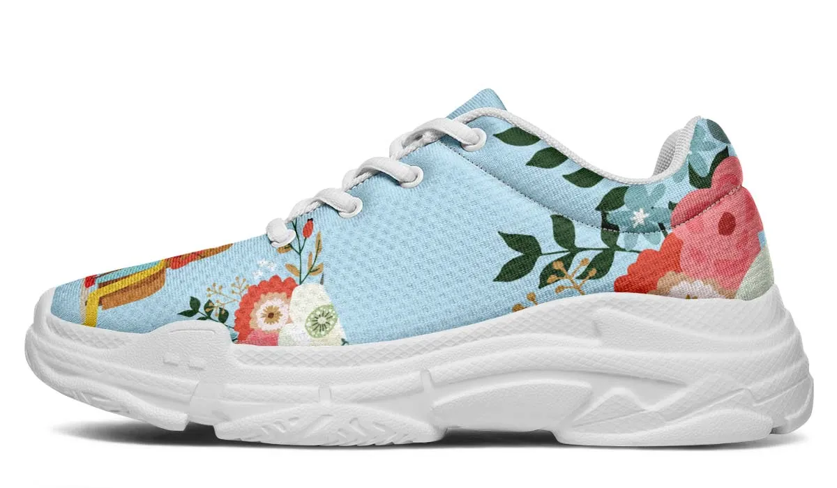 Botanical Knitting Chunky Sneakers