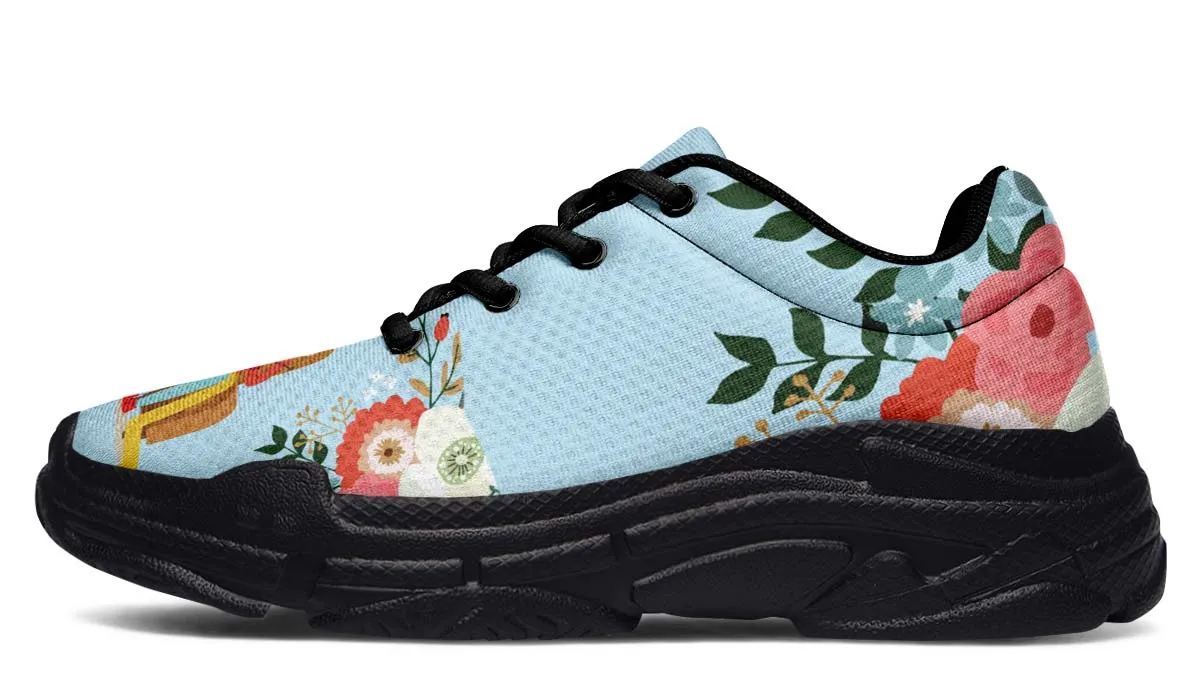 Botanical Knitting Chunky Sneakers