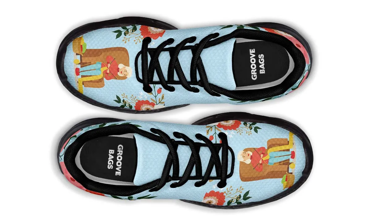 Botanical Knitting Chunky Sneakers