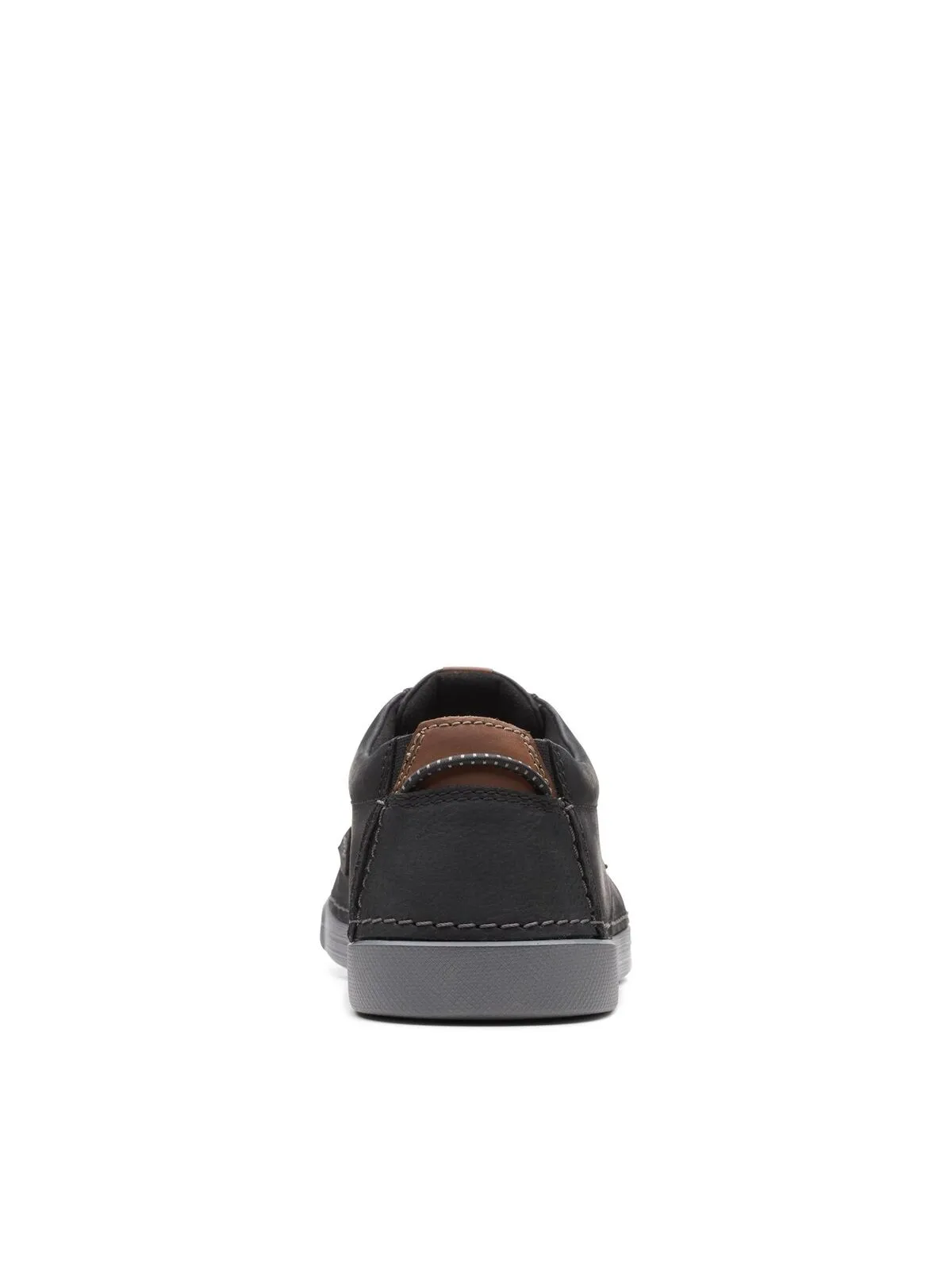 Clarks Men's Gereld Low Lace-Up Sneakers  Color Black Leather Size 8