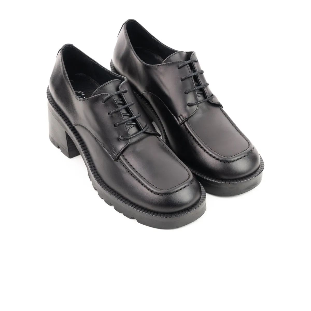 Corte Black Leather