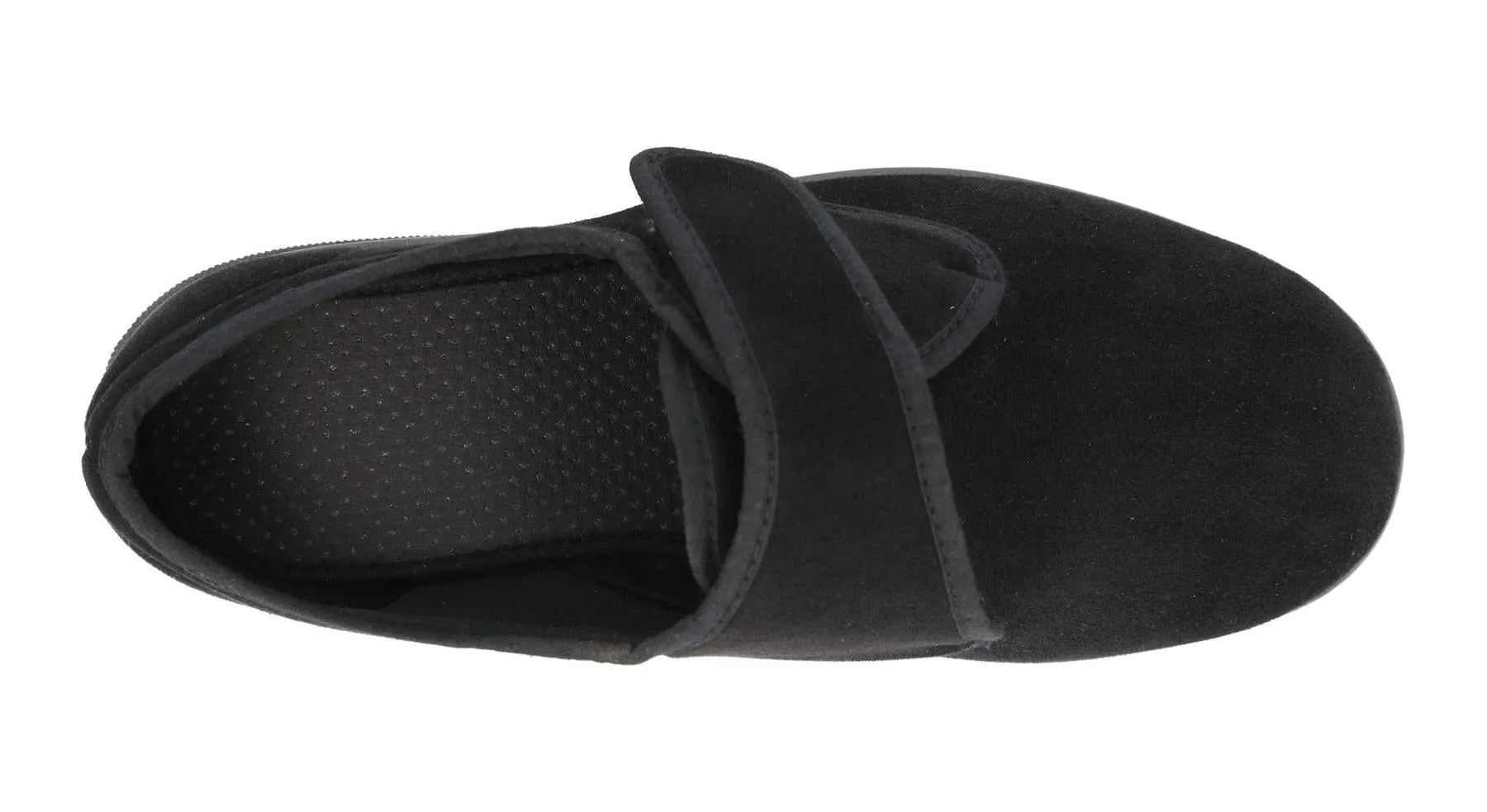DB Shoes Men's 2V Fit Touch Strap Traditional Shoes in Black, Sizes 6 to 12