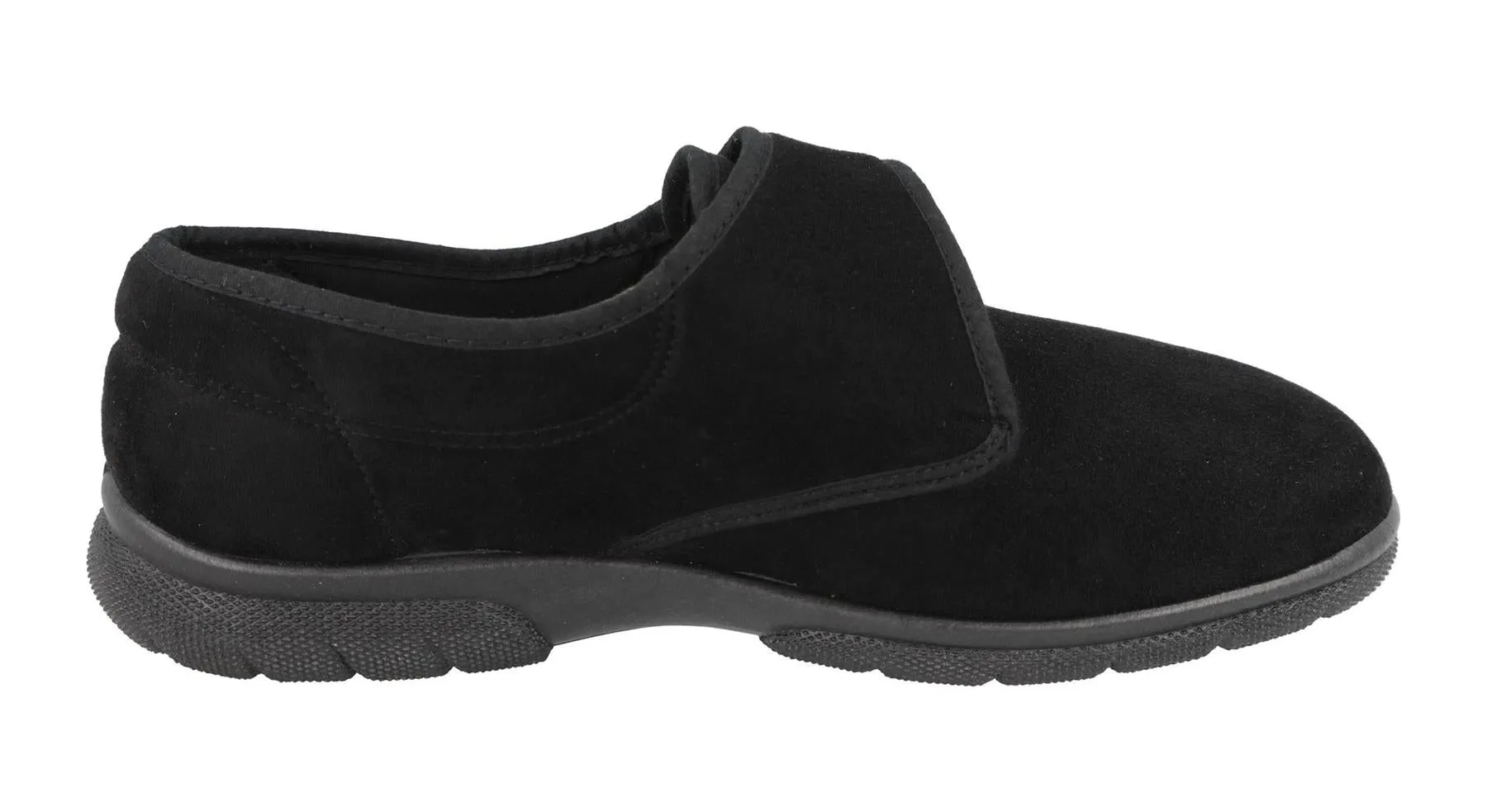 DB Shoes Men's 2V Fit Touch Strap Traditional Shoes in Black, Sizes 6 to 12