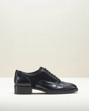 Derbies Ejazz Croc - Noir