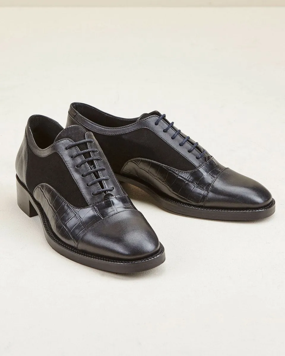 Derbies Ejazz Croc - Noir