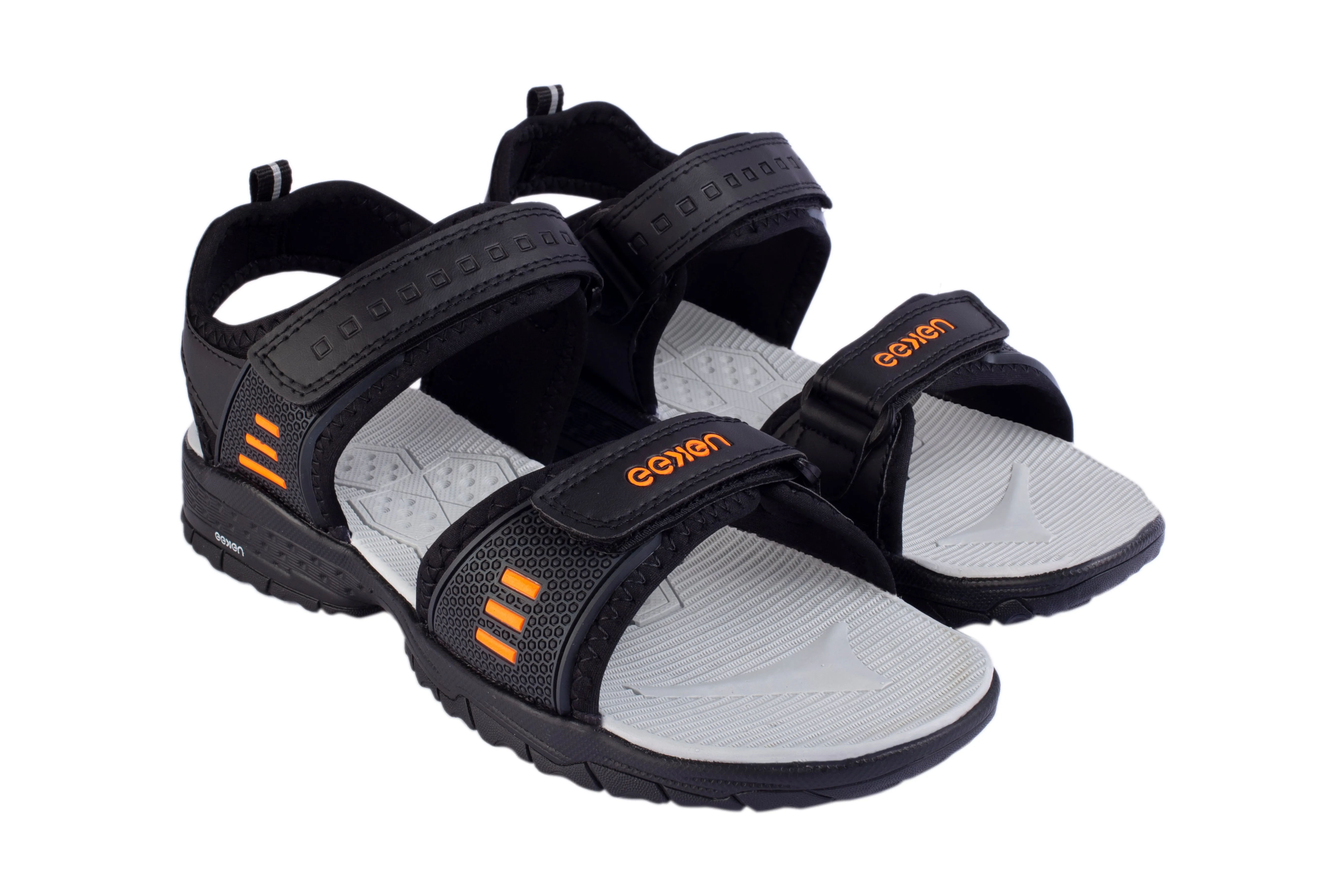 Eeken ESDG1003 Black And Orange  Lightweight Anti-Skid Casual Sandals For Men