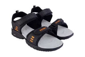 Eeken ESDG1003 Black And Orange  Lightweight Anti-Skid Casual Sandals For Men