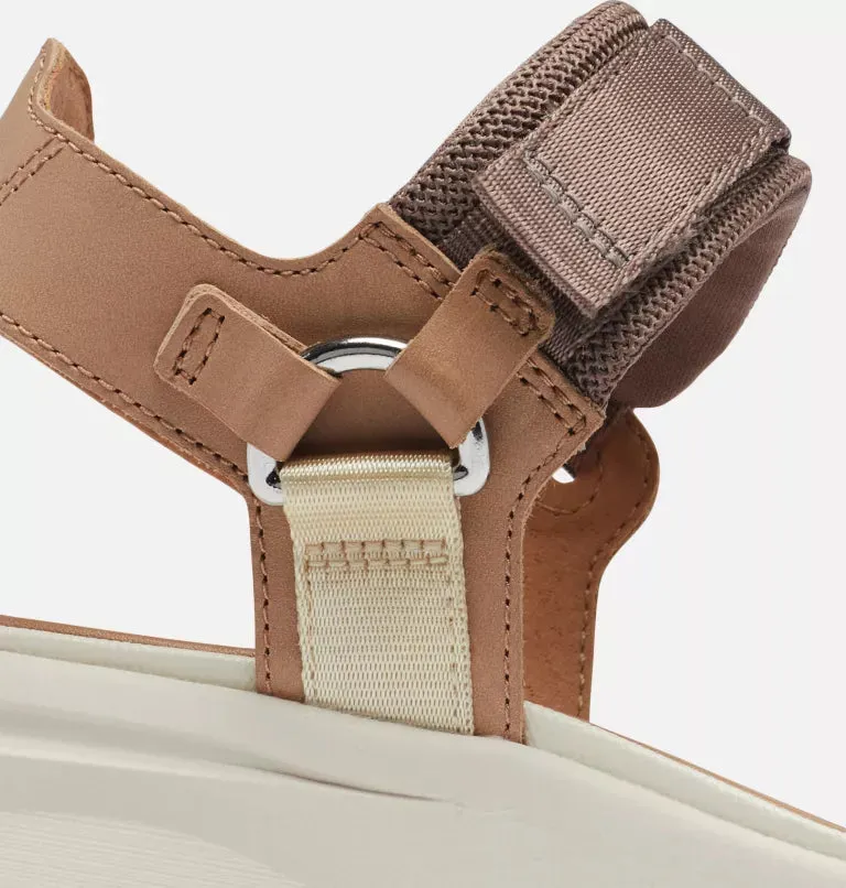 Kinetic Y-Strap High Sandal - Honest Beige, Chalk
