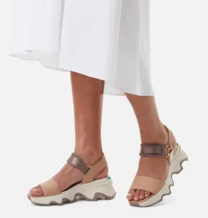 Kinetic Y-Strap High Sandal - Honest Beige, Chalk