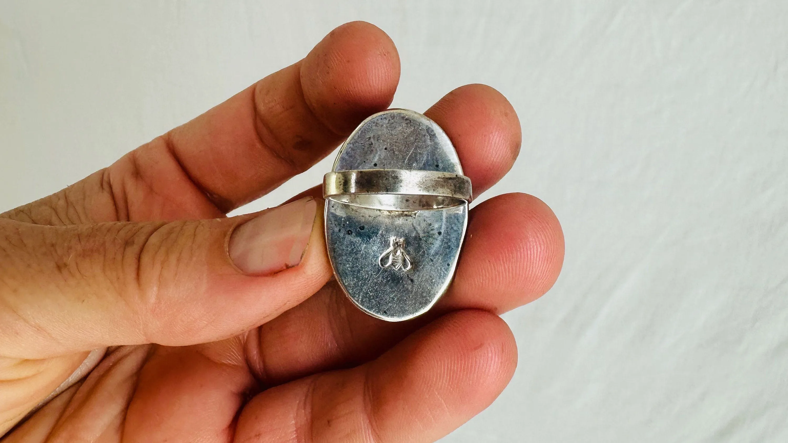 Labradorite Ring. Size 6.25. 0663