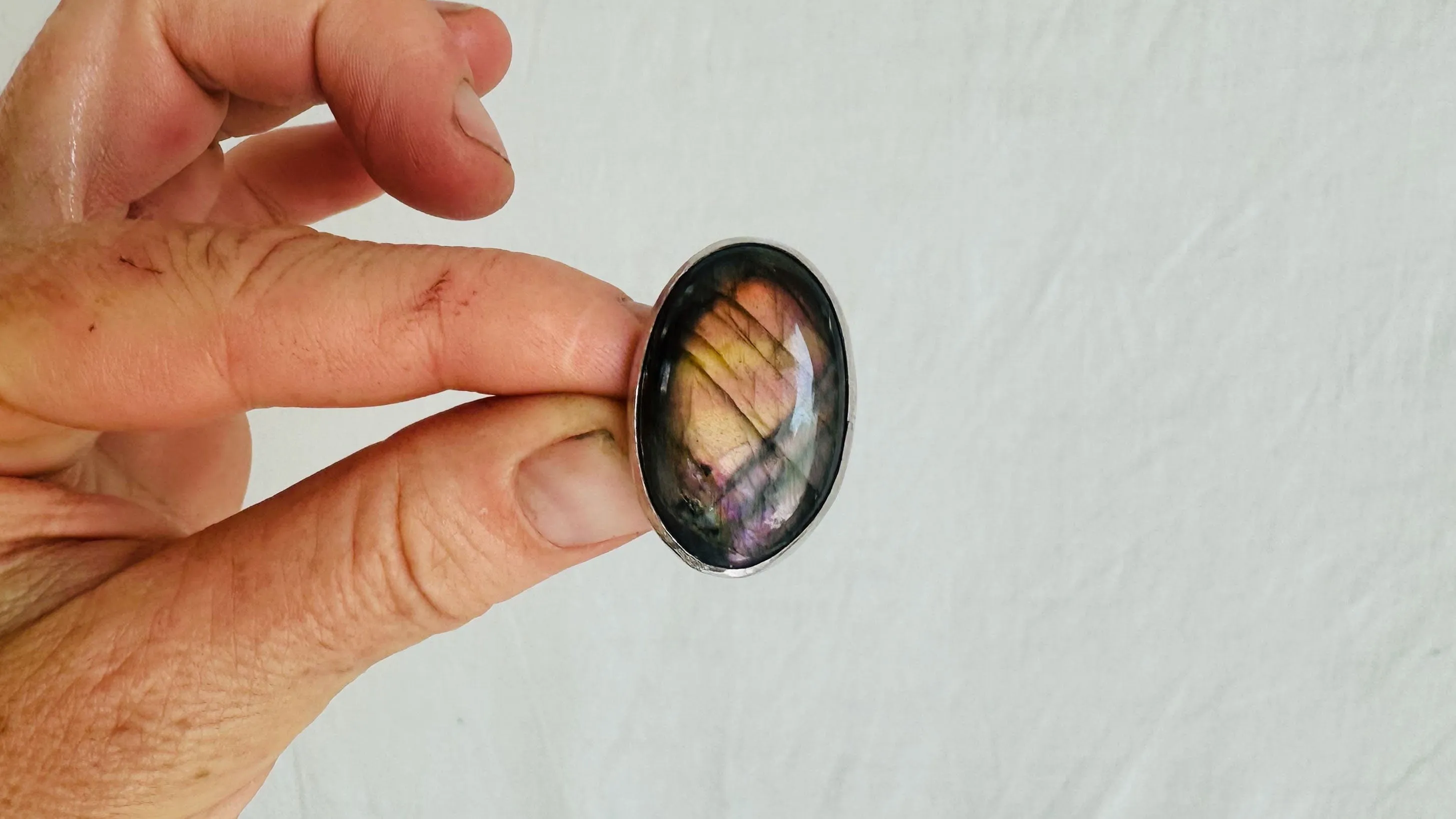 Labradorite Ring. Size 6.25. 0663