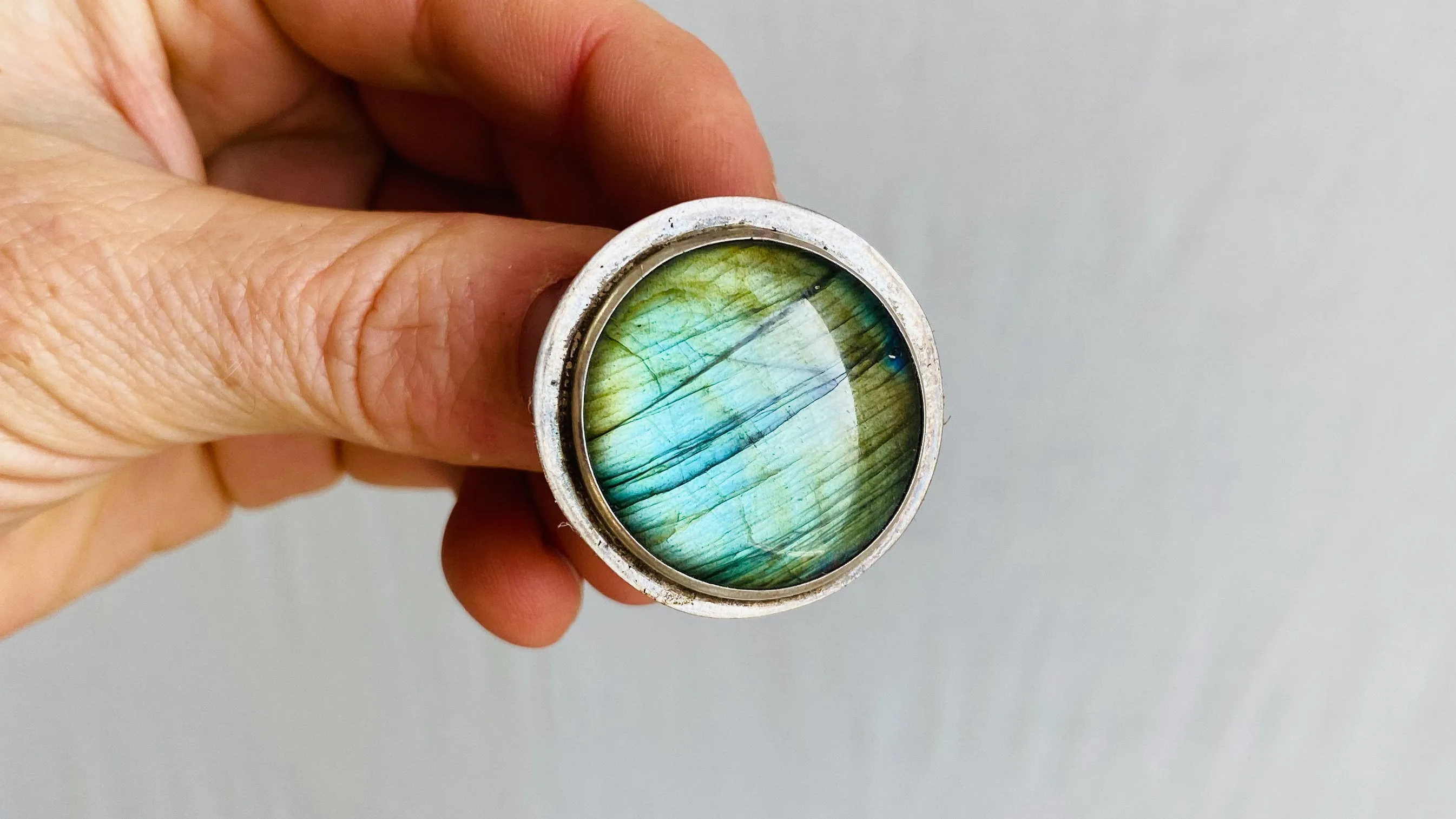 Labradorite Ring. Size 6