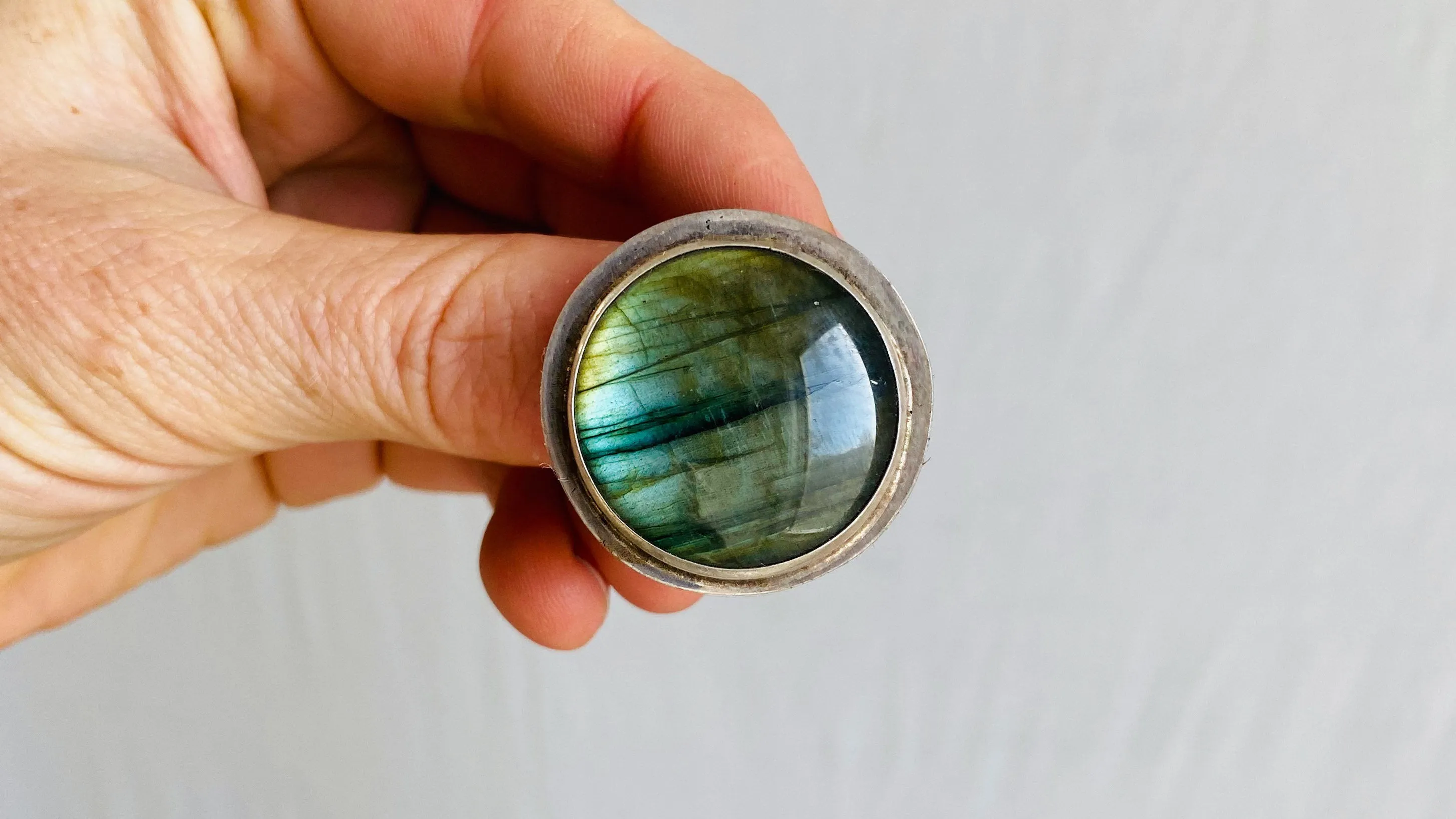 Labradorite Ring. Size 6