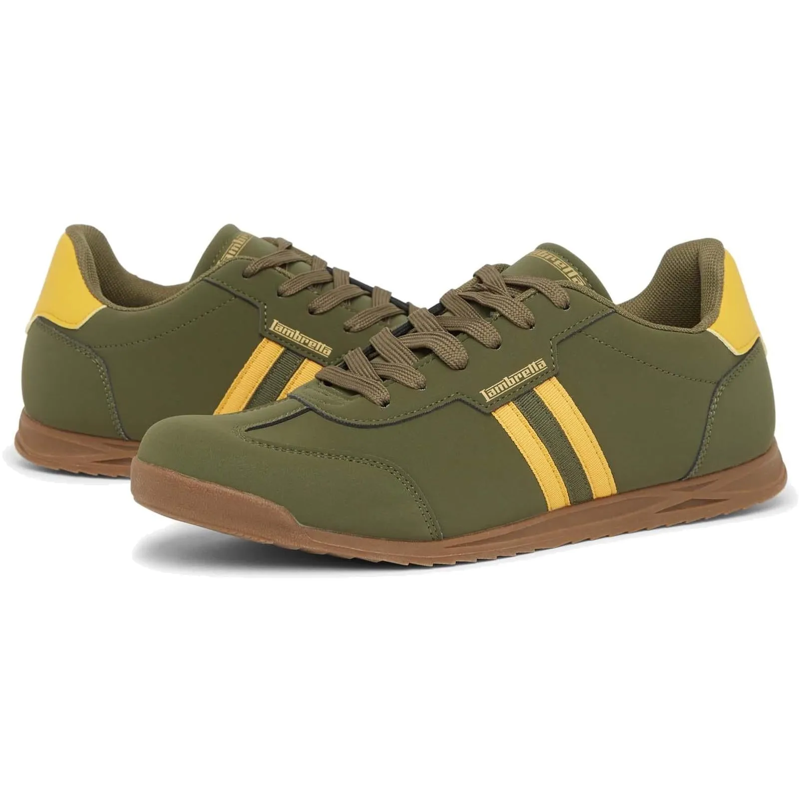 Lambretta Mens Tackle Retro Trainers Shoes