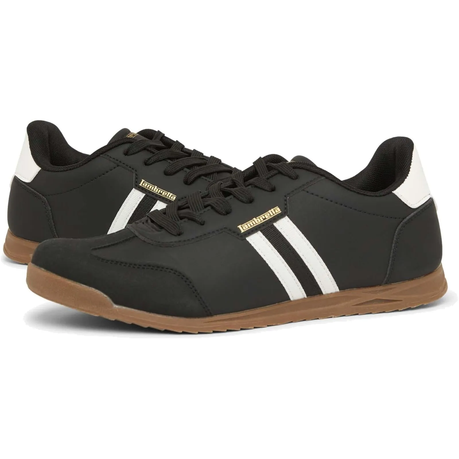 Lambretta Mens Tackle Retro Trainers Shoes