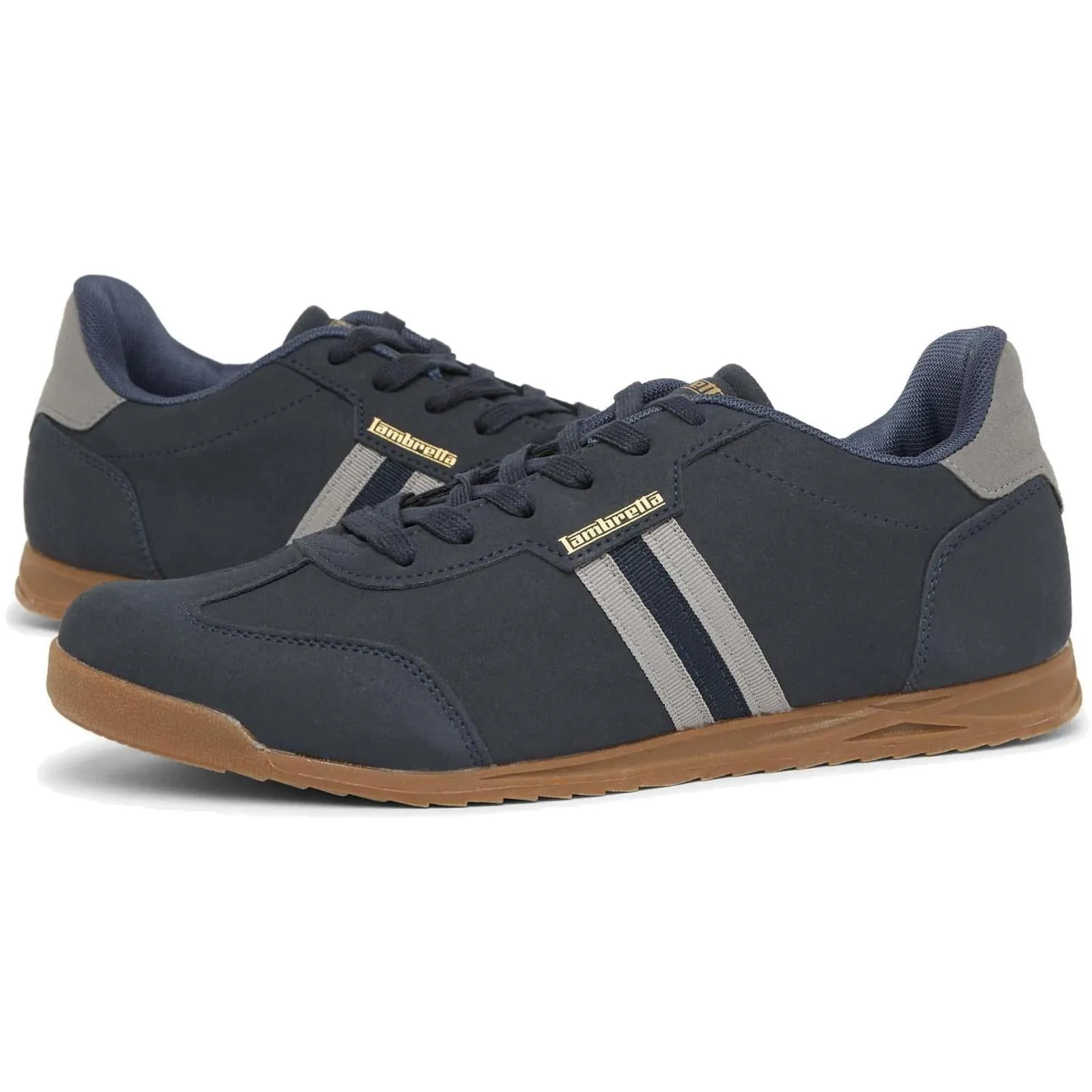 Lambretta Mens Tackle Retro Trainers Shoes