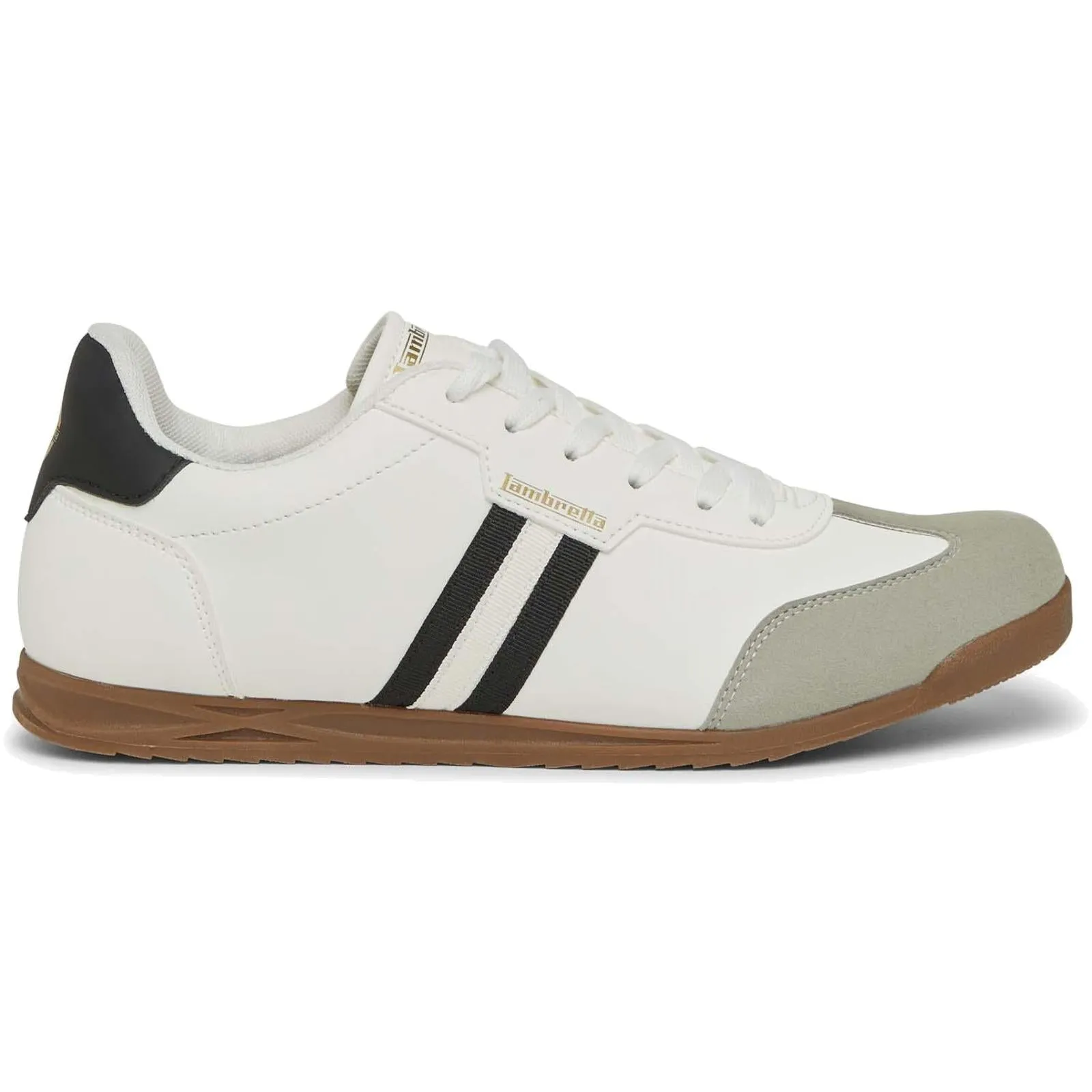 Lambretta Mens Tackle Retro Trainers Shoes