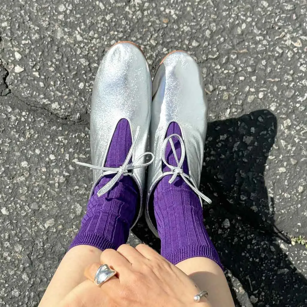 LBS Her Socks Eggplant