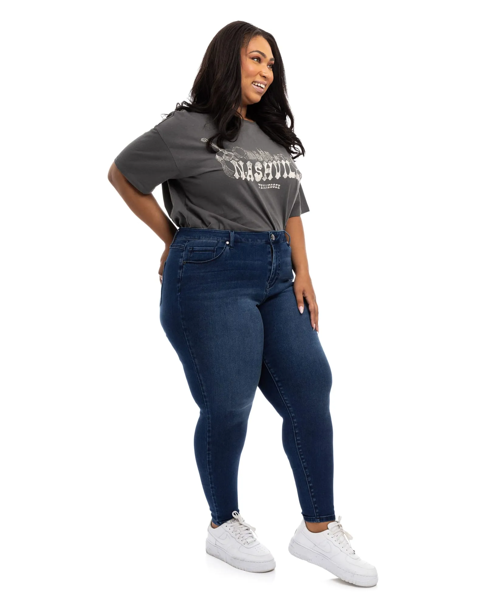 Linda Mid Rise Butter Skinny | Unique