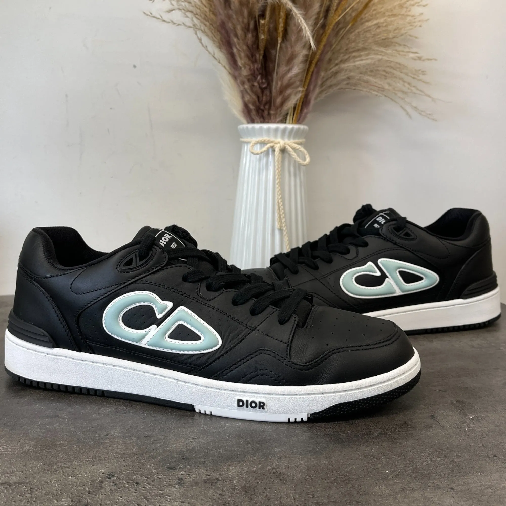 Men's B57 X Stone Island Low Trainers Black Size EU 44 / UK 10