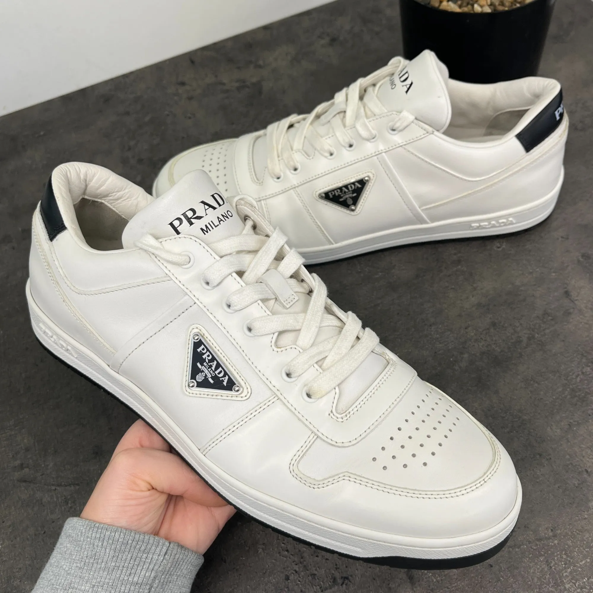 Men's Downtown Low Trainers White Size EU 44 / UK 10