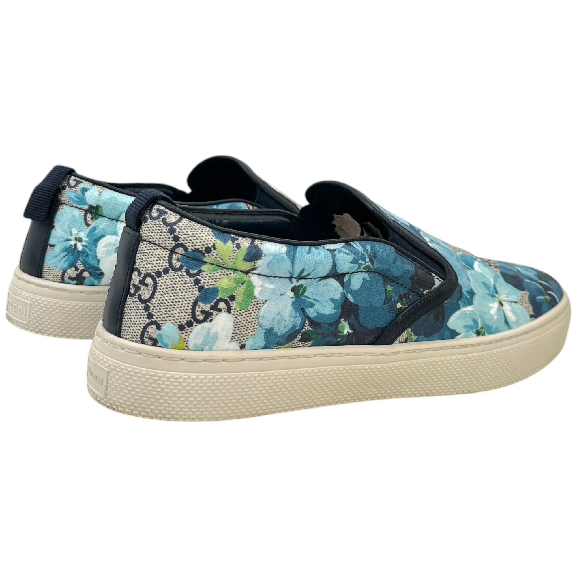 Men's Gg Supreme Blossom Slip-On Low Trainers Beige Size EU 41.5 / UK 7.5