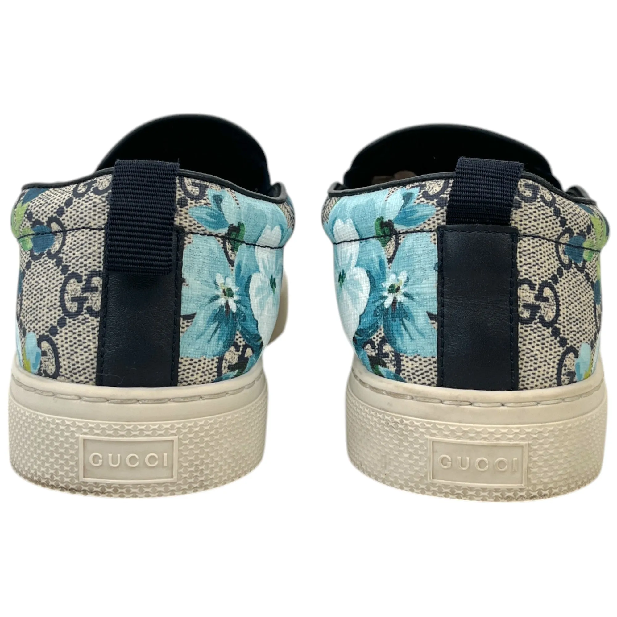 Men's Gg Supreme Blossom Slip-On Low Trainers Beige Size EU 41.5 / UK 7.5