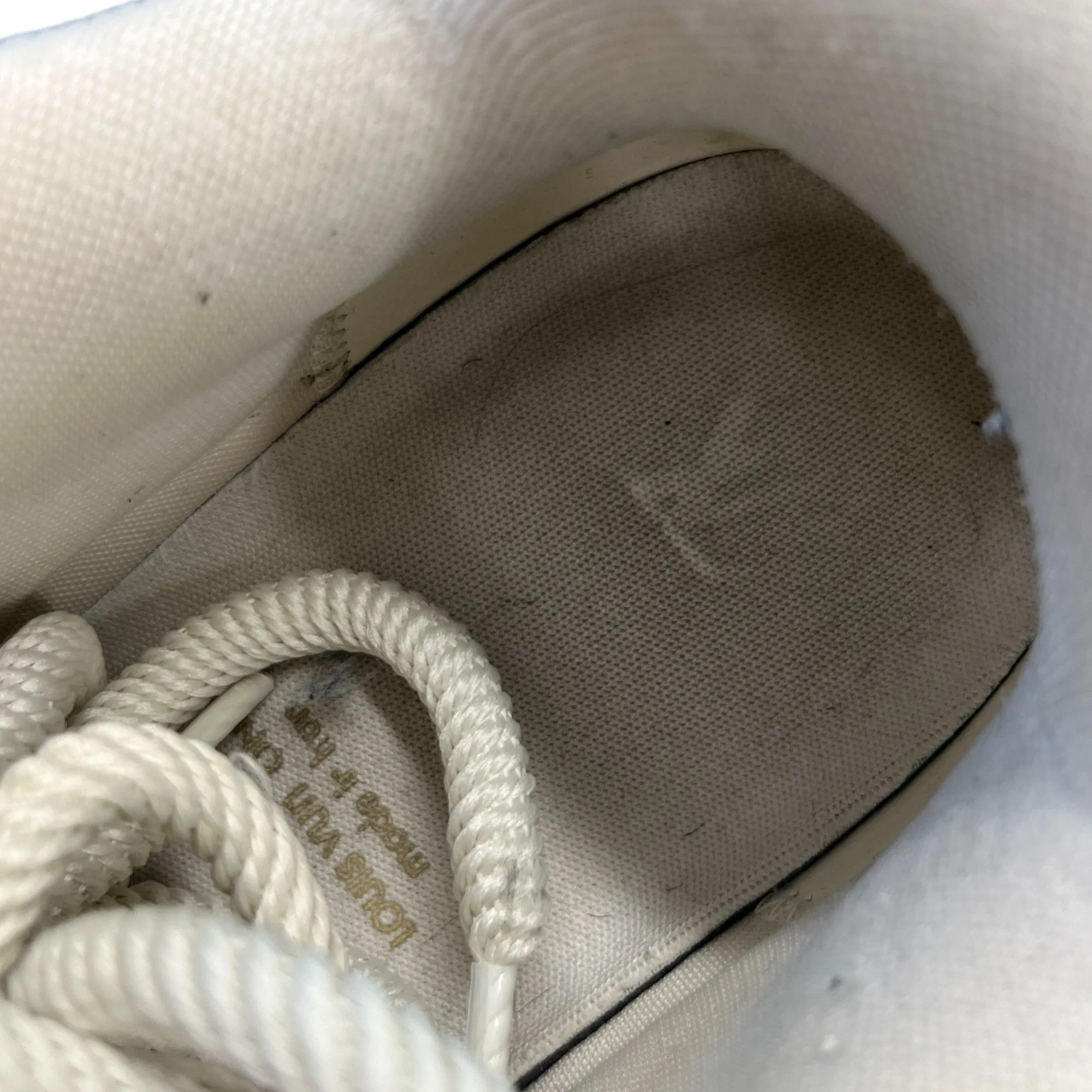 Men's Lv Skate Low Trainers Beige Size EU 42 / UK 8