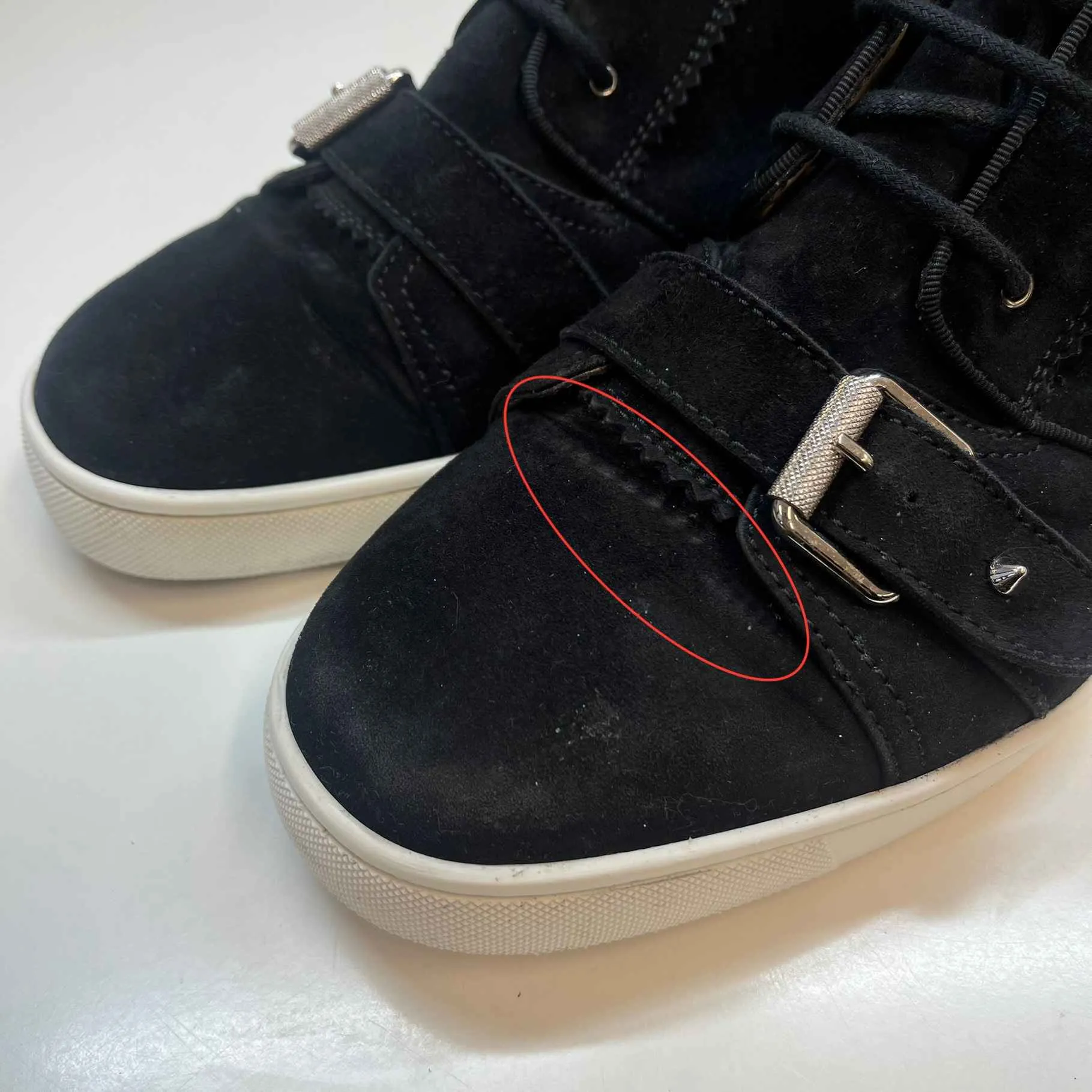 Men's Nono Strap High Trainers Black Size EU 41 / UK 7
