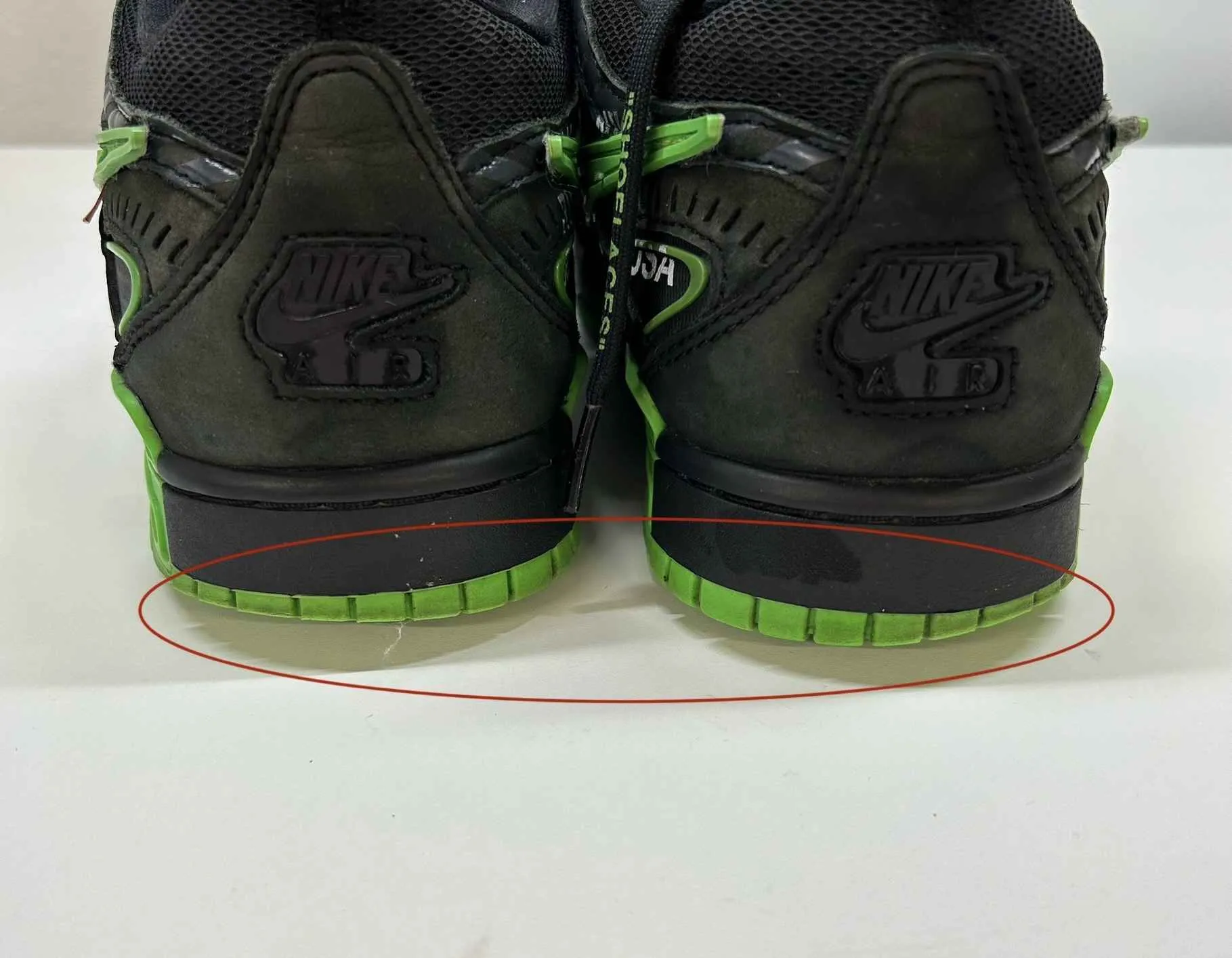 Men's Off-White X Air Rubber Dunk Low Trainers Black Size EU 42.5 / UK 8.5