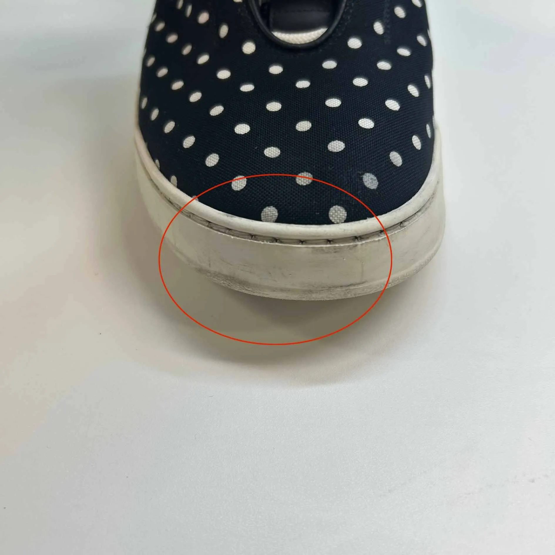 Men's Polka Dot B17 Low Trainers Black Size EU 40 / UK 6