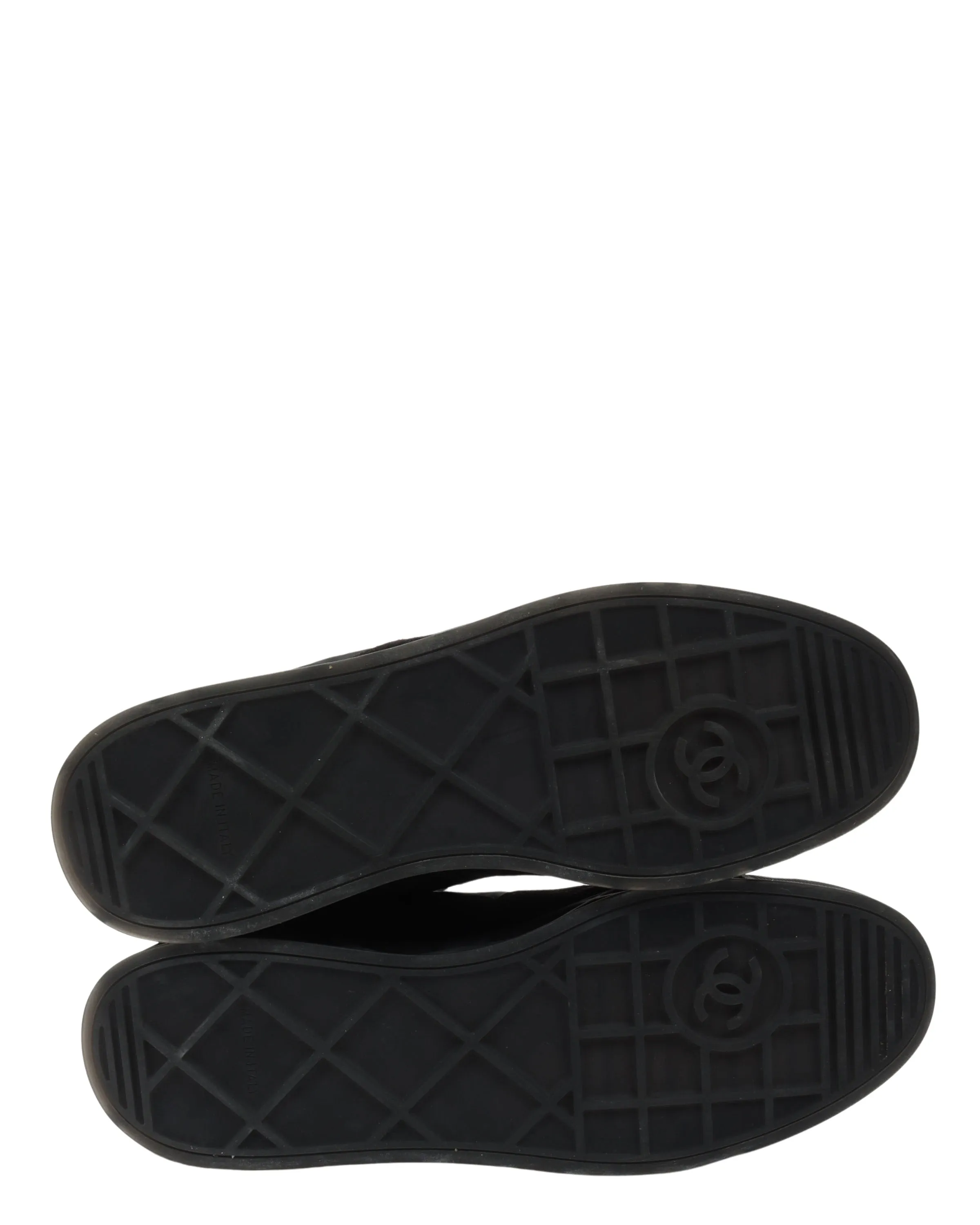Quilted Suede Trainers