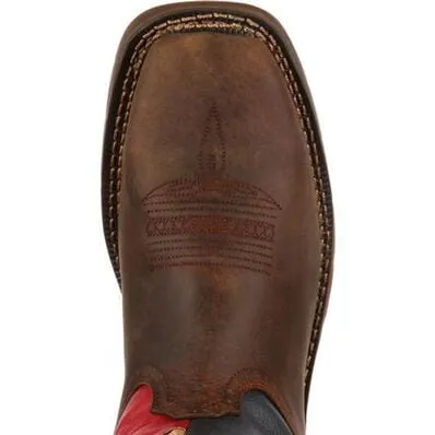 Rebel by Durango Steel Toe Texas Flag Western Boot