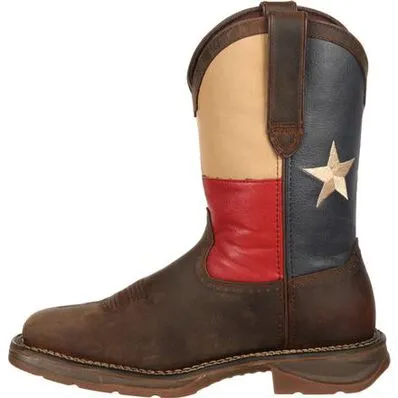 Rebel by Durango Steel Toe Texas Flag Western Boot