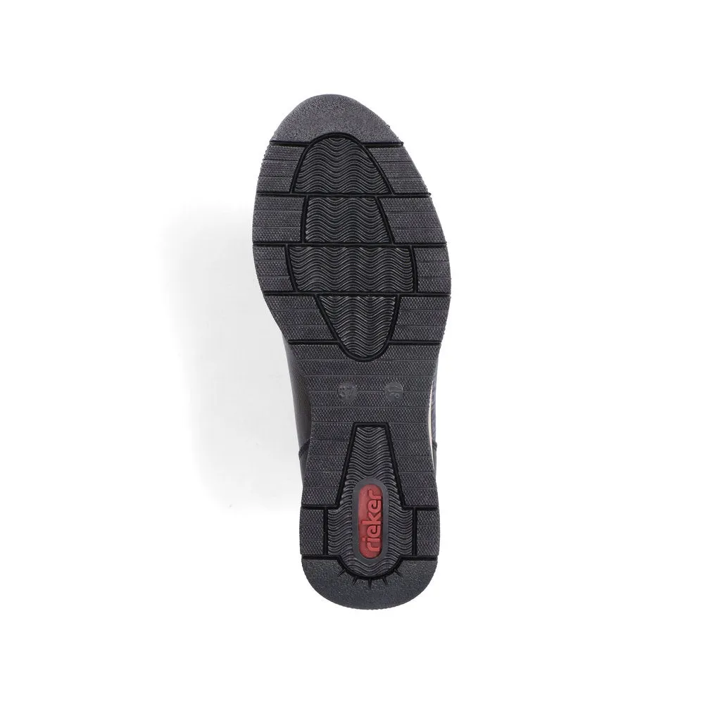 Rieker Ladies Zip Up Front Sneaker Boot