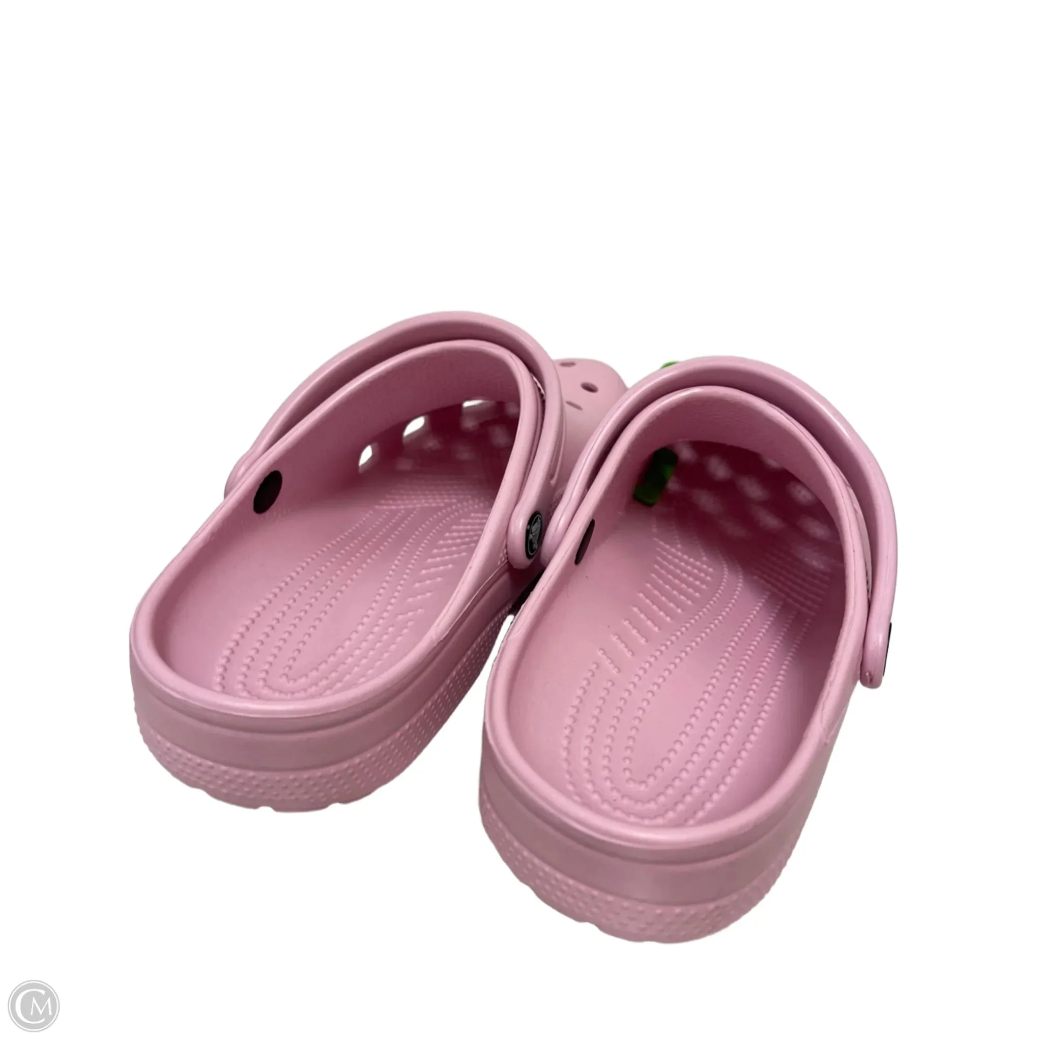 Sandals Flats By Crocs In Pink, Size: 11