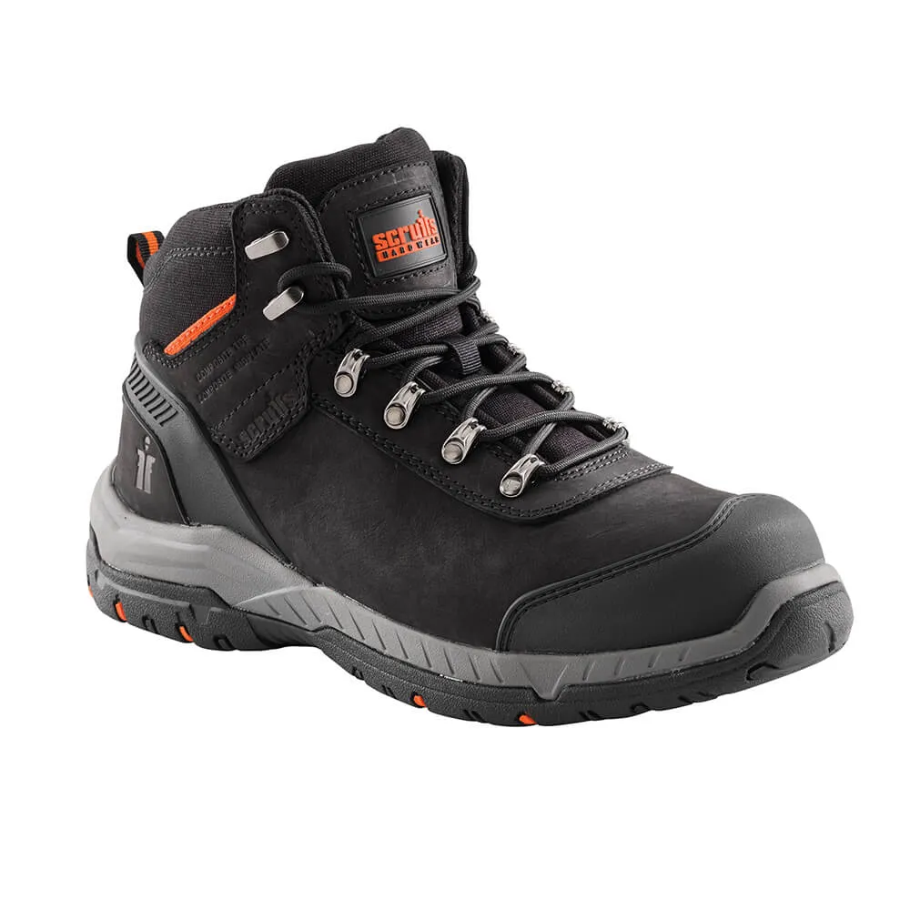 Scruffs Sabatan Safety Work Boots Black