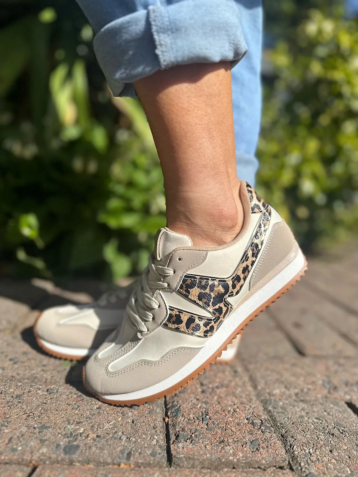 Stone Leopard Mia Trainer