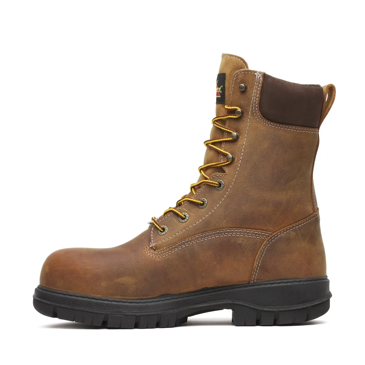 Thorogood Men's 8" Genesis Series Chestnut Waterproof Nano Comp Toe Work Boot