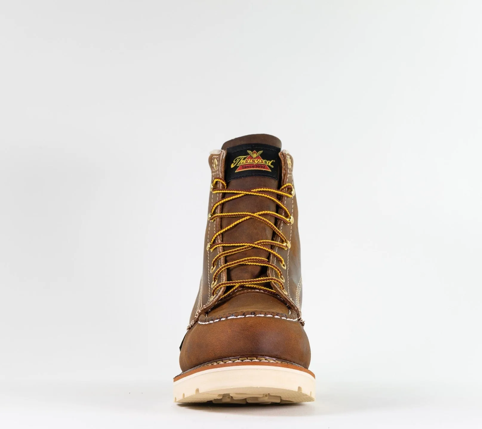 Thorogood Men’s American Heritage 6” Trail Crazy Horse Safety Toe- Moc Toe Maxwear