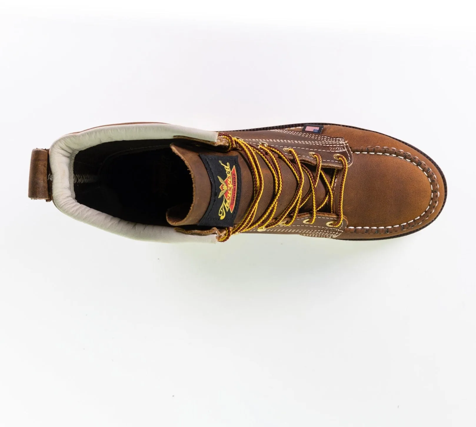 Thorogood Men’s American Heritage 6” Trail Crazy Horse Safety Toe- Moc Toe Maxwear
