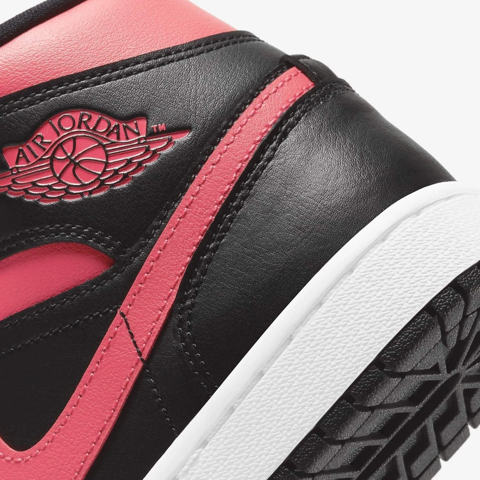 Women's Air Jordan 1 Mid "Black Siren Red" (BQ6472-004)