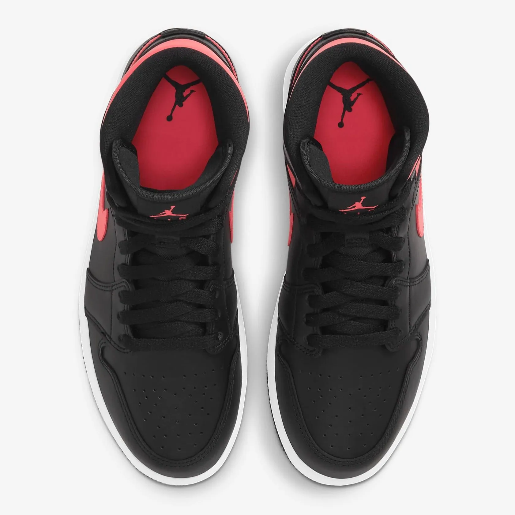 Women's Air Jordan 1 Mid "Black Siren Red" (BQ6472-004)
